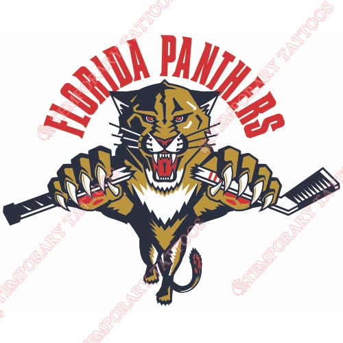 Florida Panthers Customize Temporary Tattoos Stickers NO.163